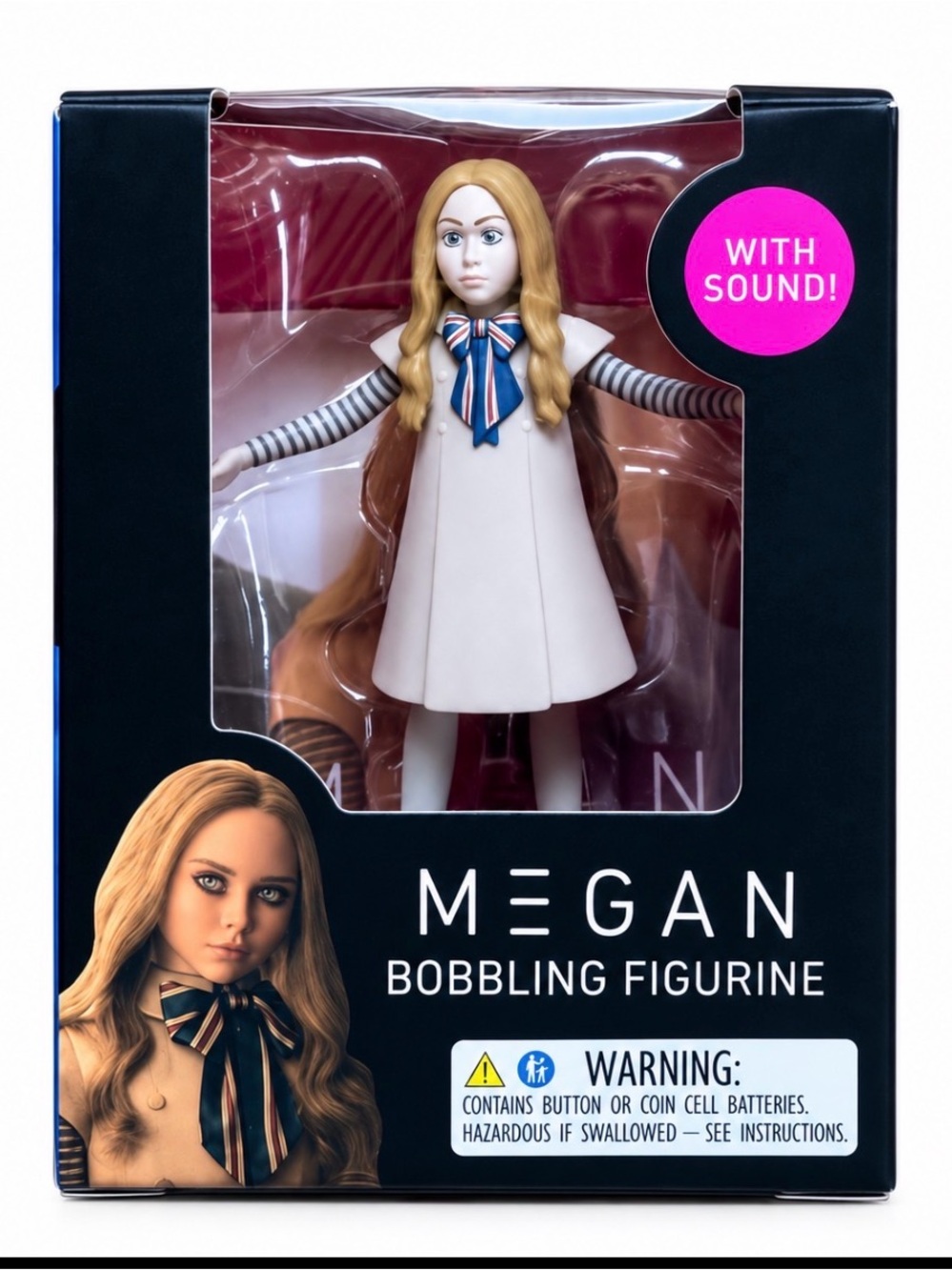 M3GAN Bobbling Figurine with Sound RP Minis Running Press 3.75” Figure + Mini